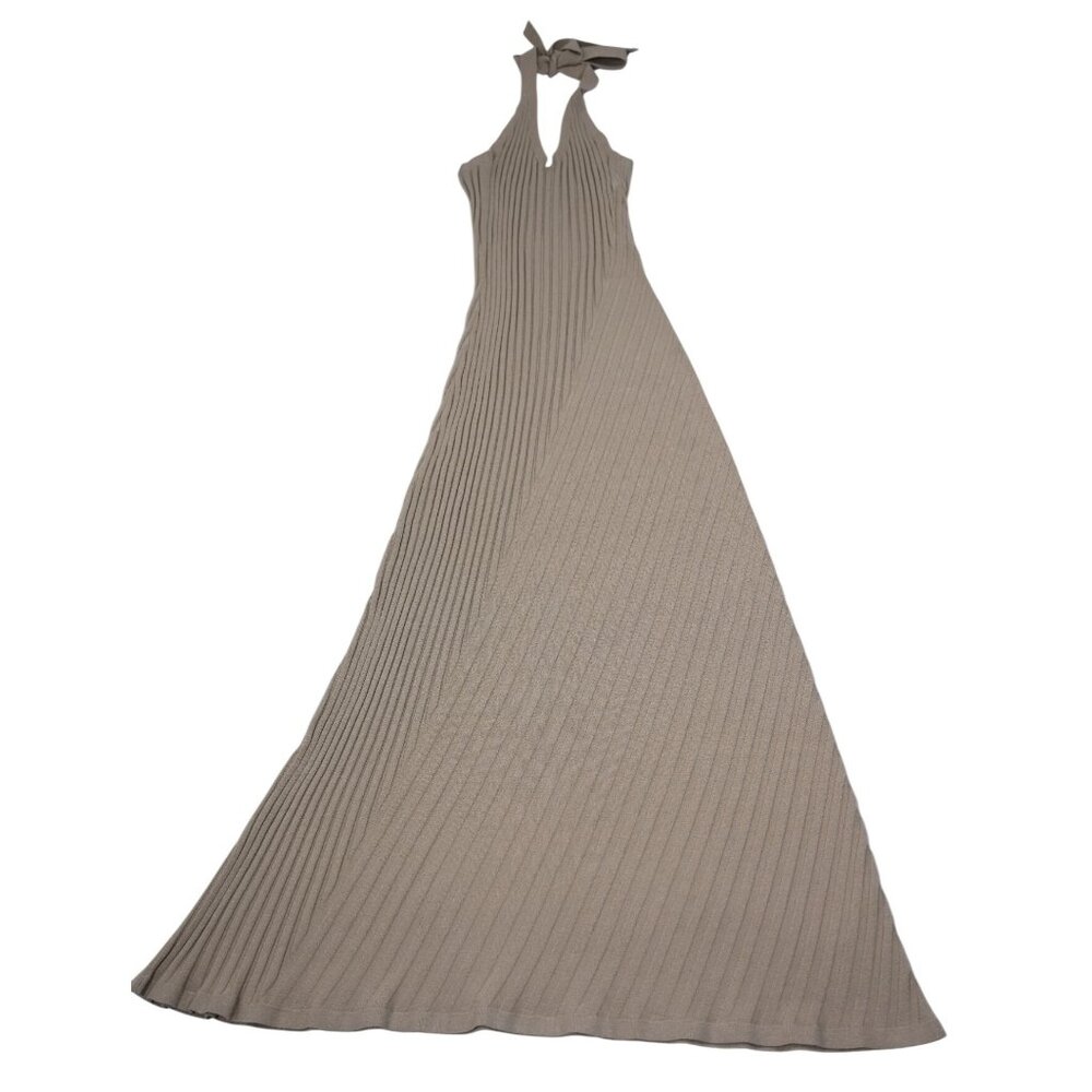 Filippa K Hallie Knitted Dress in Tan